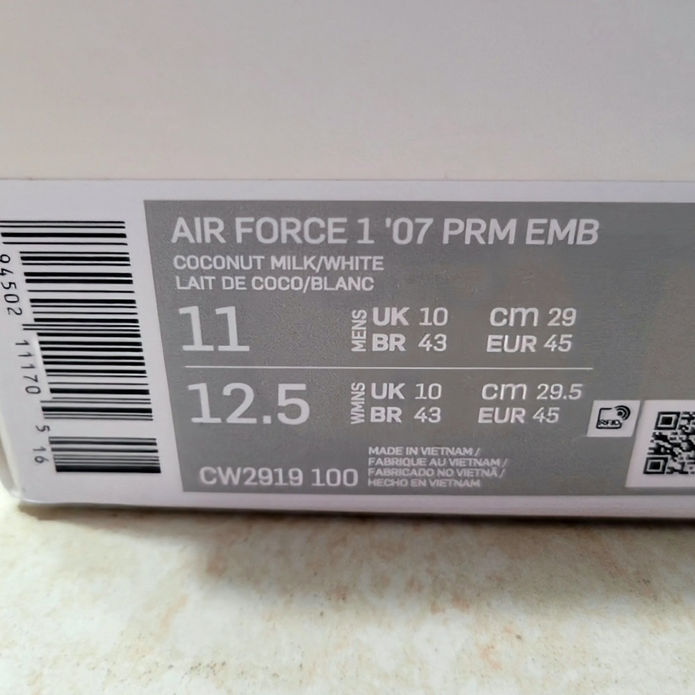Nike Popcorn Airforce 1. Mens Sz 11 - Picture 12 of 12